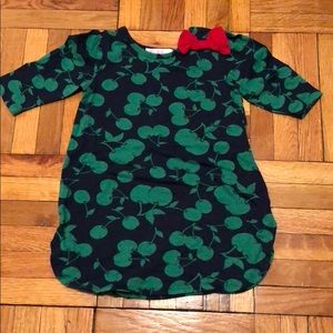 Eden and Esme Cherry Top With Bow